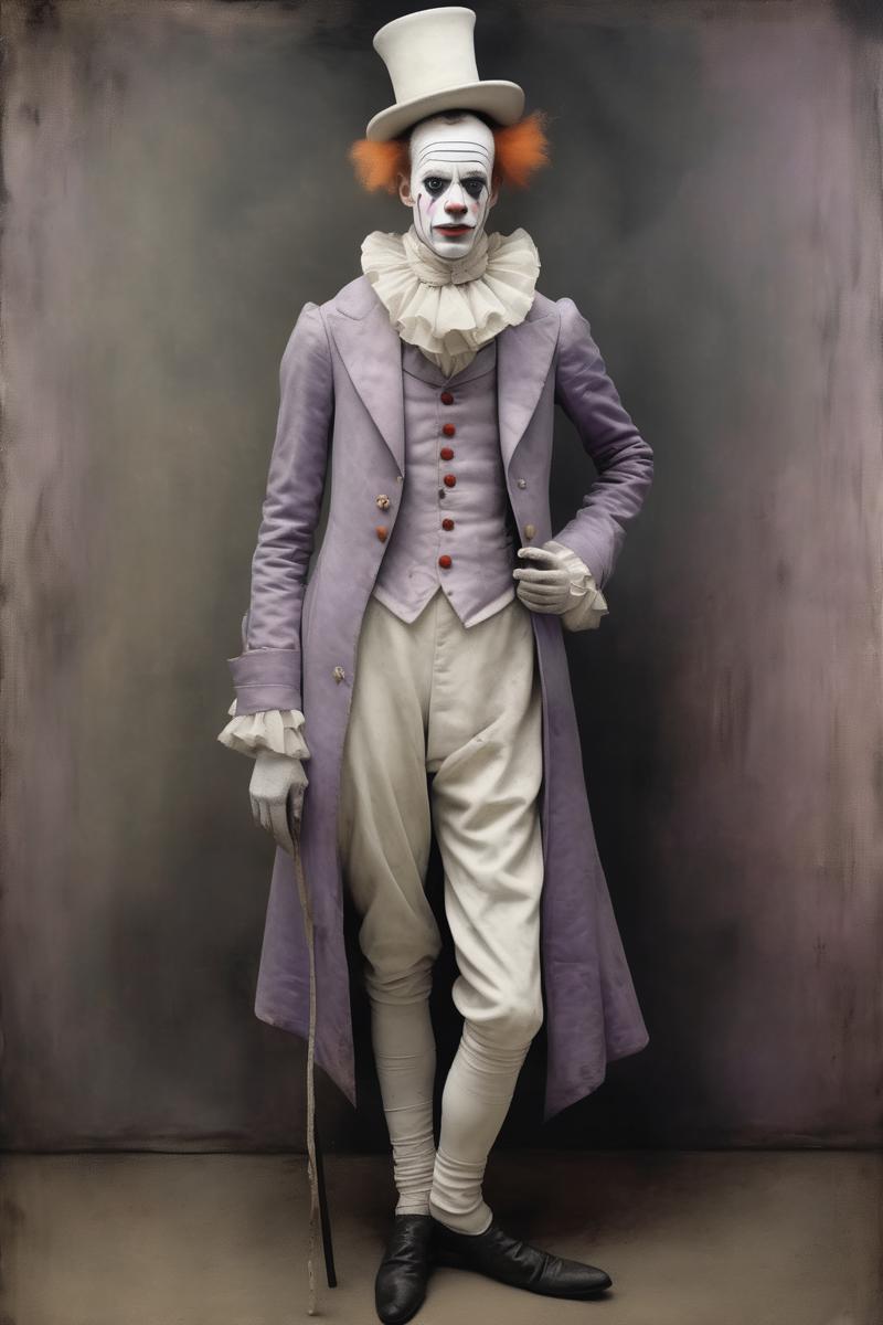 00245-2625283263-_lora_Santiago Caruso Style_1_Santiago Caruso Style - Full body portrait of an Edwardian clown with a white painted face wearing.png